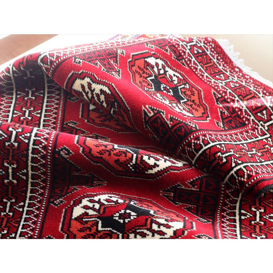 トライバルラグ トルクメン 190x64cm 連なる文様 | ブランド登録なし | 08