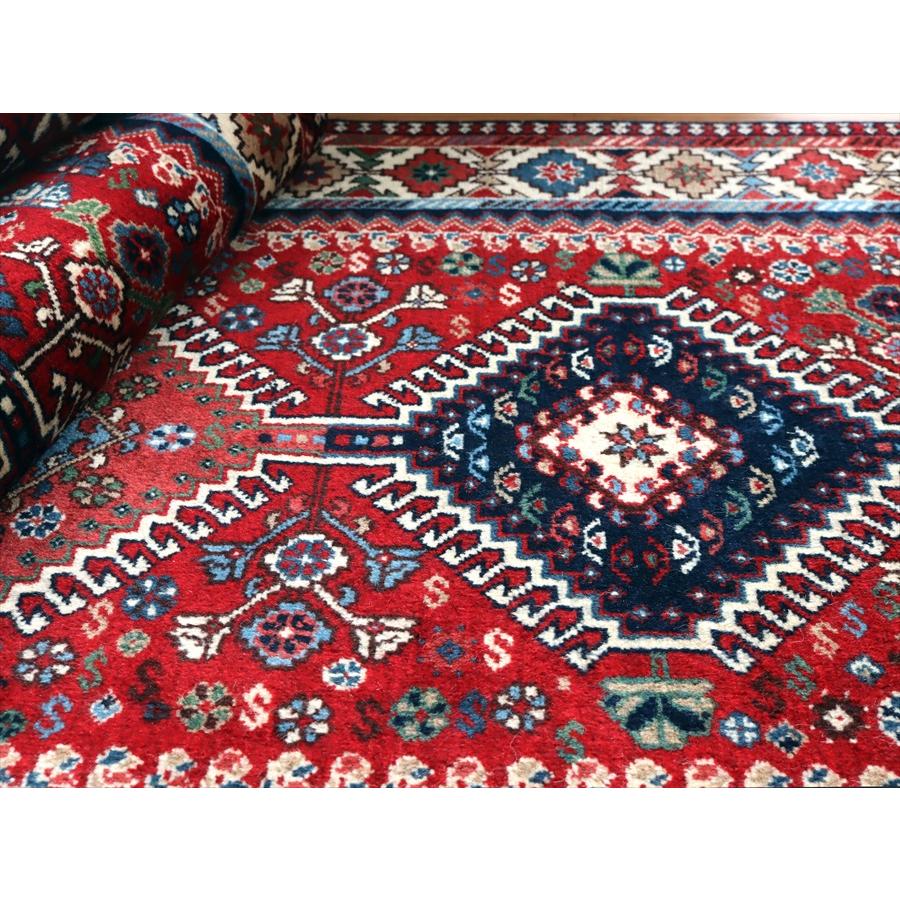 トライバルラグ ヤラメ 295x80cm ７つのドラゴンとダイヤの額縁デザイン | ブランド登録なし | 11