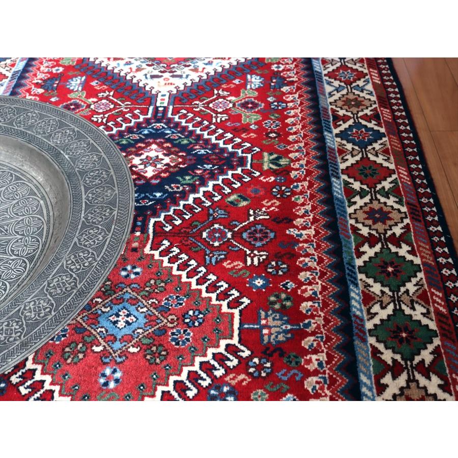 トライバルラグ ヤラメ 295x80cm ７つのドラゴンとダイヤの額縁デザイン | ブランド登録なし | 08