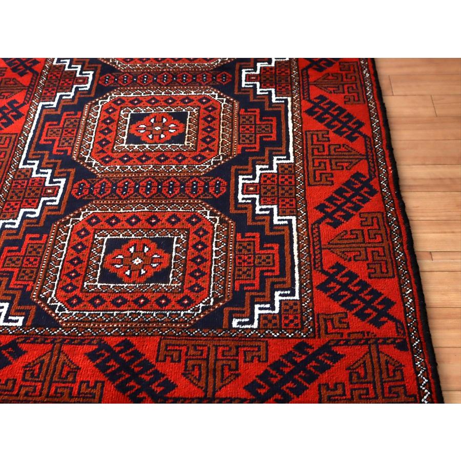 トライバルラグ バルーチ 168x85cm 4つのメダリオン トライバルラグ バルーチ 168x85cm 4つのメダリオン