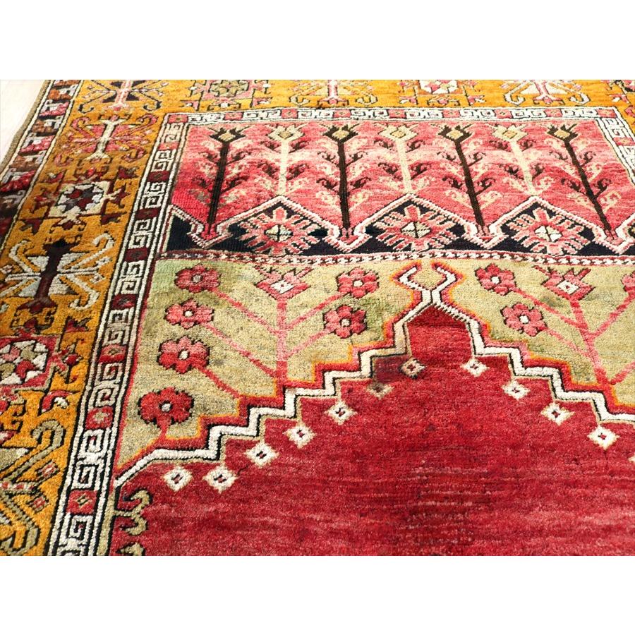 トルコ絨毯 オールドカーペット 166x129cm 赤いミフラープ | ブランド登録なし | 10