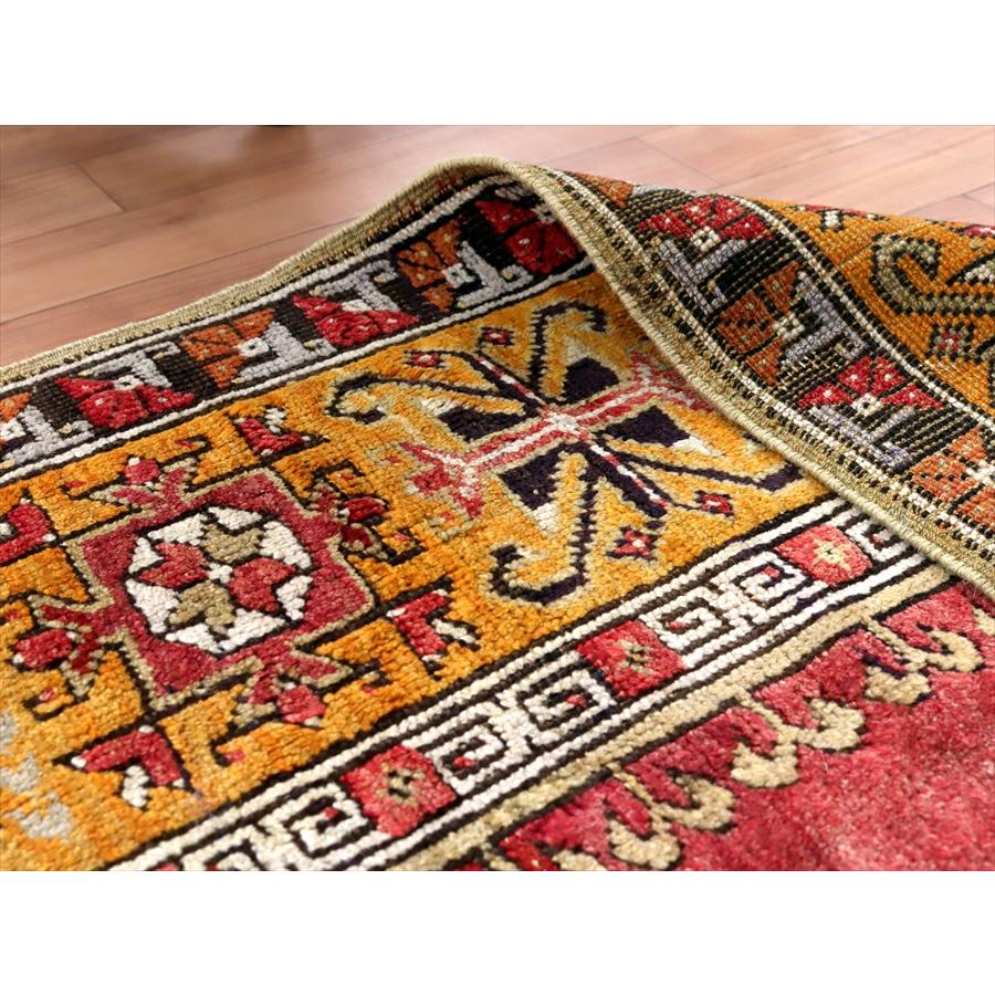 トルコ絨毯 オールドカーペット 166x129cm 赤いミフラープ | ブランド登録なし | 11