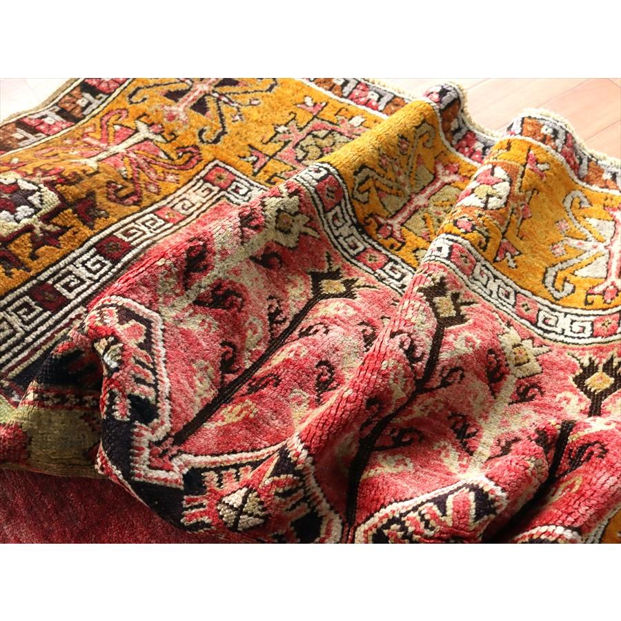 トルコ絨毯 オールドカーペット 166x129cm 赤いミフラープ | ブランド登録なし | 13