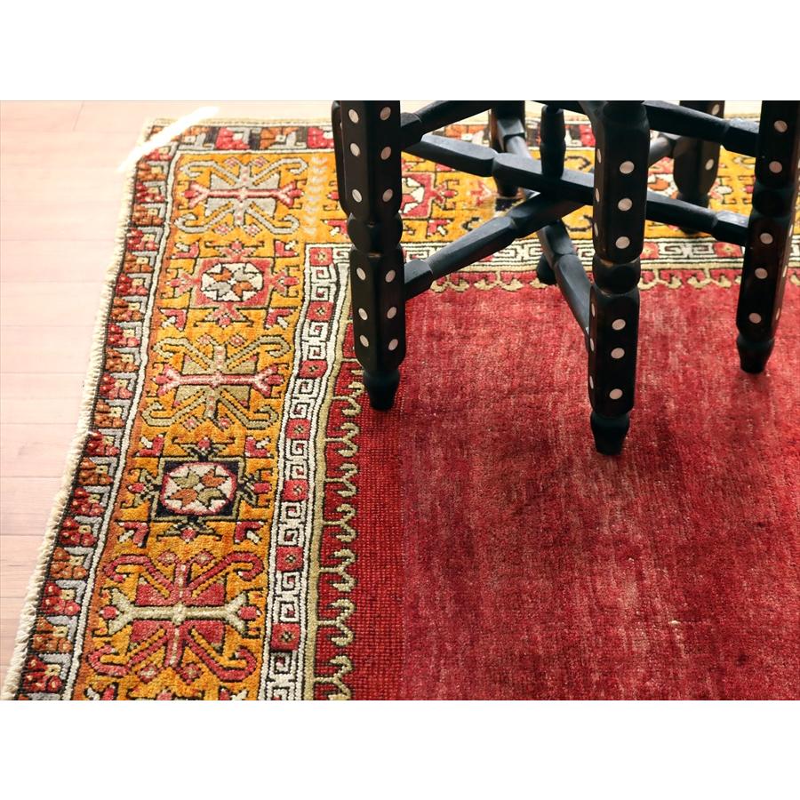 トルコ絨毯 オールドカーペット 166x129cm 赤いミフラープ | ブランド登録なし | 07