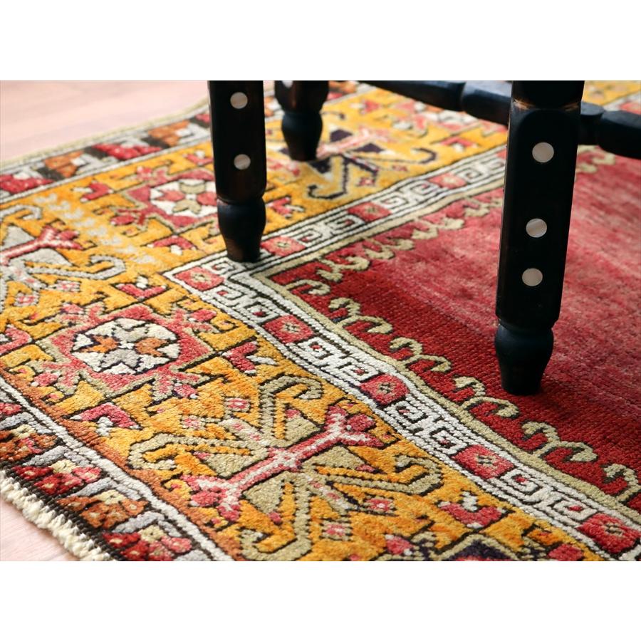 トルコ絨毯 オールドカーペット 166x129cm 赤いミフラープ | ブランド登録なし | 08