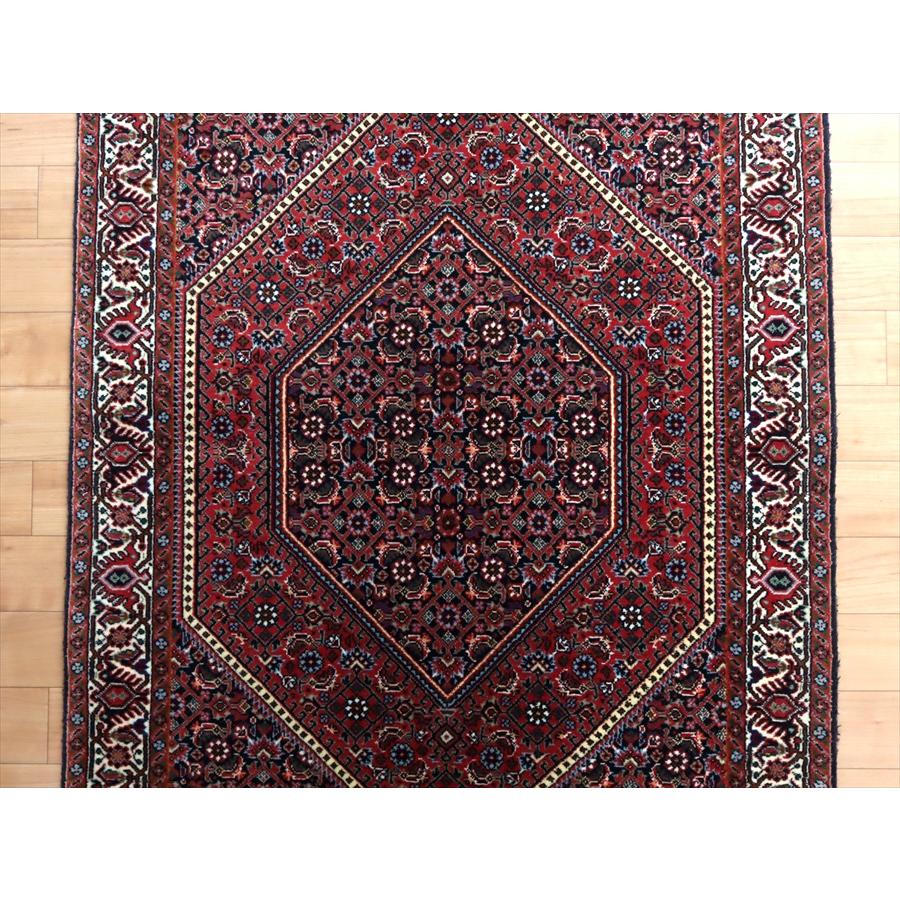 トライバルラグ ビジャール 106x76cm 六角形のメダリオン レッド | ブランド登録なし | 02