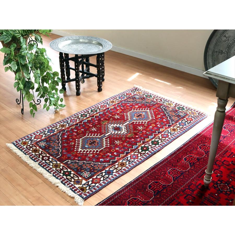 トライバルラグ ヤラメ 133x82cm ３つのメダリオン | ブランド登録なし | 01