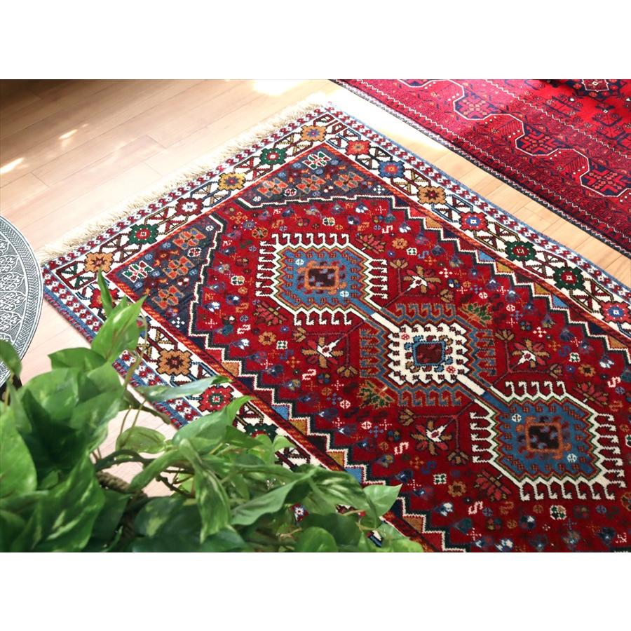 トライバルラグ ヤラメ 133x82cm ３つのメダリオン | ブランド登録なし | 02