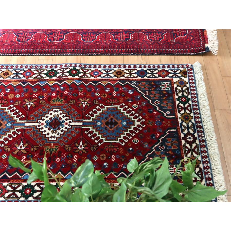 トライバルラグ ヤラメ 133x82cm ３つのメダリオン | ブランド登録なし | 03