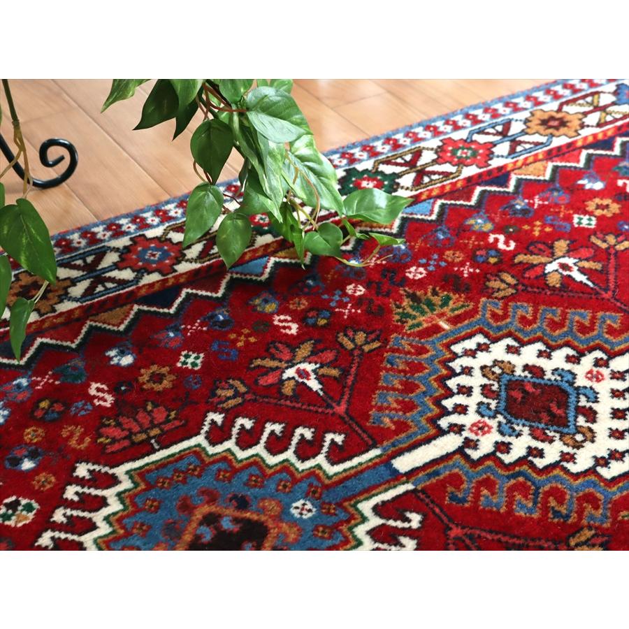 トライバルラグ ヤラメ 133x82cm ３つのメダリオン | ブランド登録なし | 04