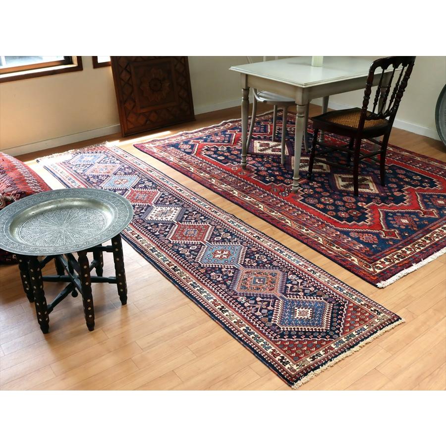 手織り絨毯 ヤラメ 286x65cm ９つのメダリオン | ブランド登録なし | 01