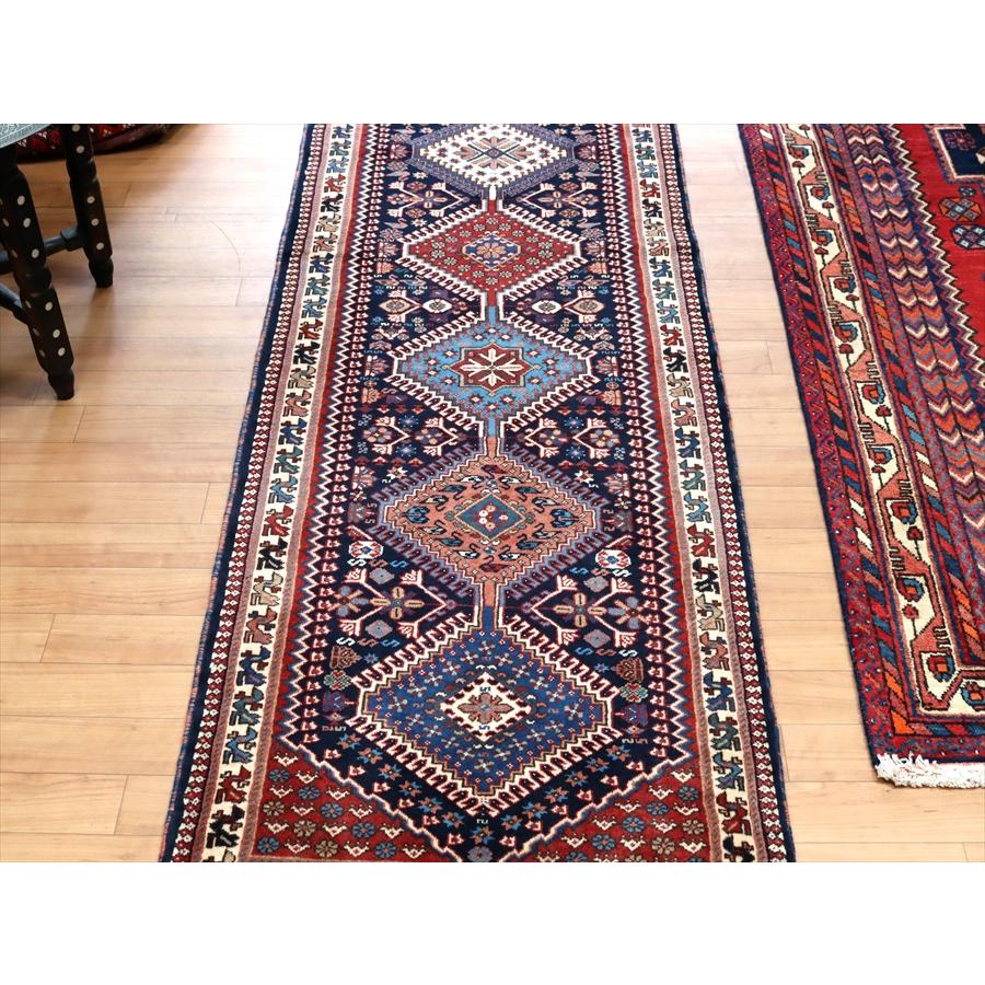 手織り絨毯 ヤラメ 286x65cm ９つのメダリオン | ブランド登録なし | 03