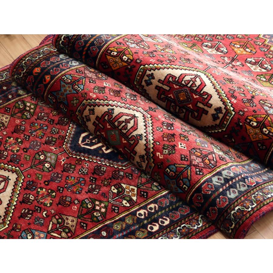 トライバルラグ ５つのメダリオン 284x87cm カシュカイ族の手織りじゅうたん | ブランド登録なし | 08