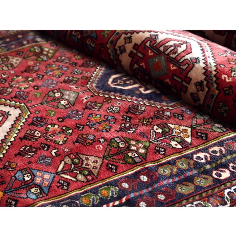 トライバルラグ ５つのメダリオン 284x87cm カシュカイ族の手織りじゅうたん | ブランド登録なし | 09