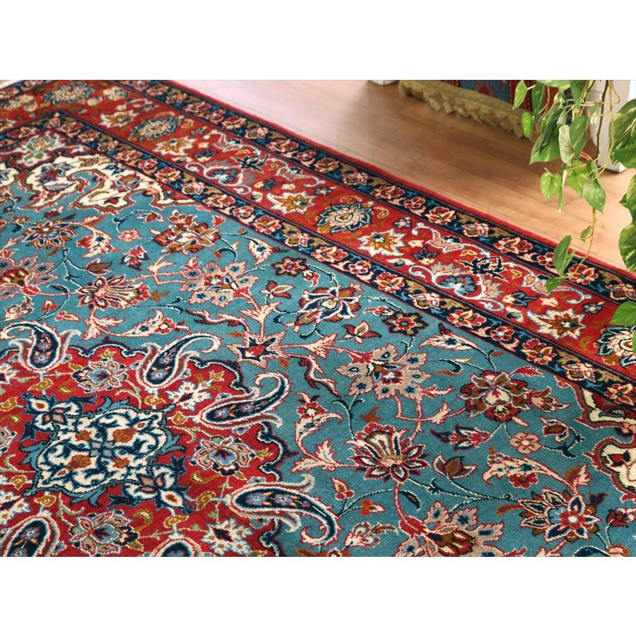 手織り絨毯 イスファハーン 223x158cm 花のアラベスク | ブランド登録なし | 07