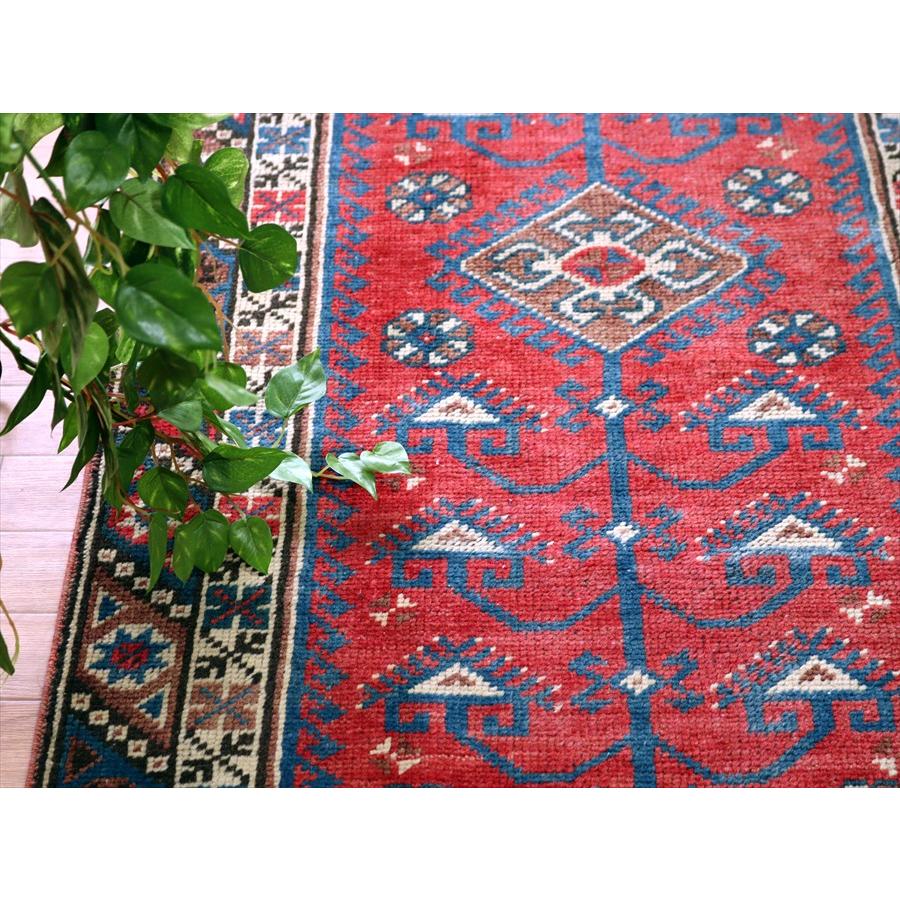 トルコの手織り絨毯 ドゥシュメアルトゥ 299x77cm メダリオンから生える生命の樹 | ブランド登録なし | 11