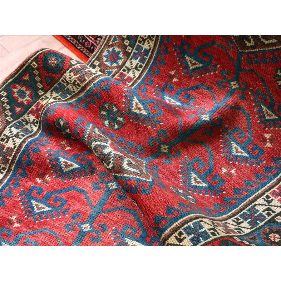 トルコの手織り絨毯 ドゥシュメアルトゥ 299x77cm メダリオンから生える生命の樹 | ブランド登録なし | 04