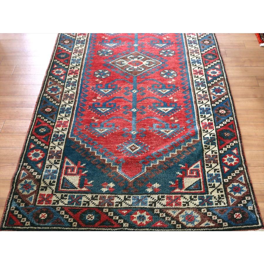 トルコの手織り絨毯 ドゥシュメアルトゥ 299x77cm メダリオンから生える生命の樹 | ブランド登録なし | 09