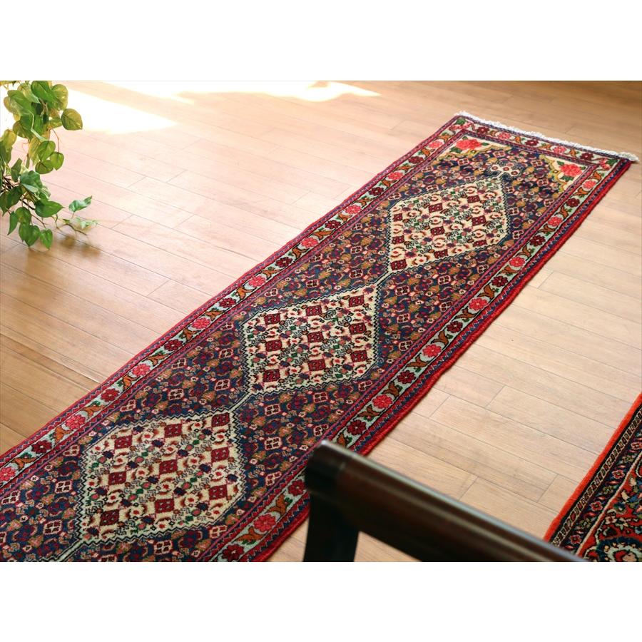 手織り絨毯 ビジャール 258x48cm 小花とメダリオン | ブランド登録なし | 02