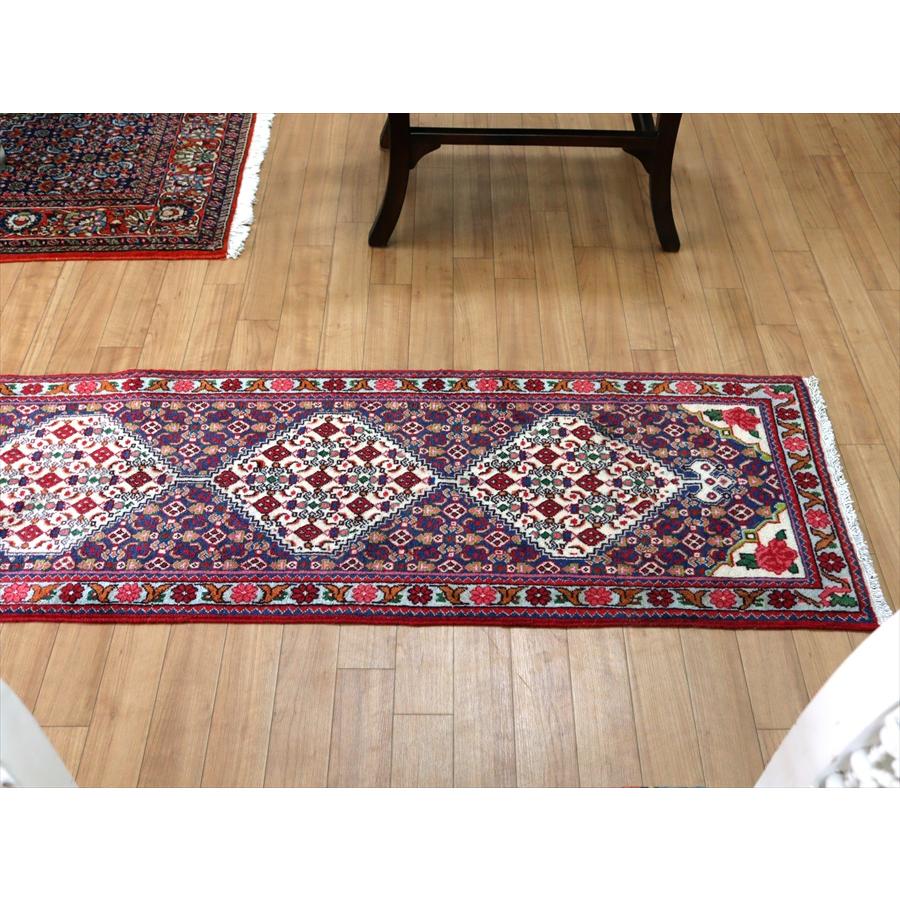 手織り絨毯 ビジャール 258x48cm 小花とメダリオン | ブランド登録なし | 03