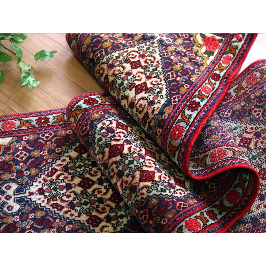 手織り絨毯 ビジャール 258x48cm 小花とメダリオン | ブランド登録なし | 06