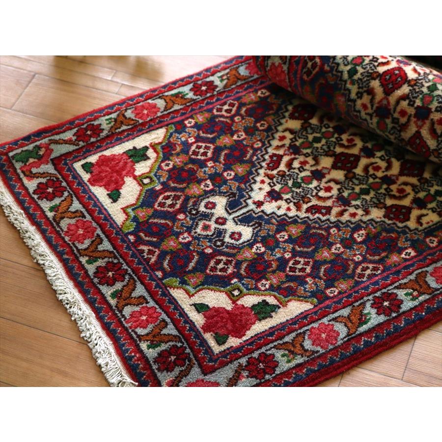 手織り絨毯 ビジャール 258x48cm 小花とメダリオン | ブランド登録なし | 07