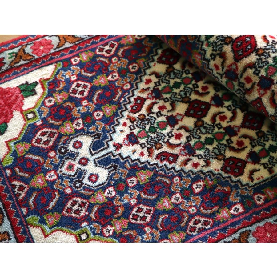 手織り絨毯 ビジャール 258x48cm 小花とメダリオン | ブランド登録なし | 09