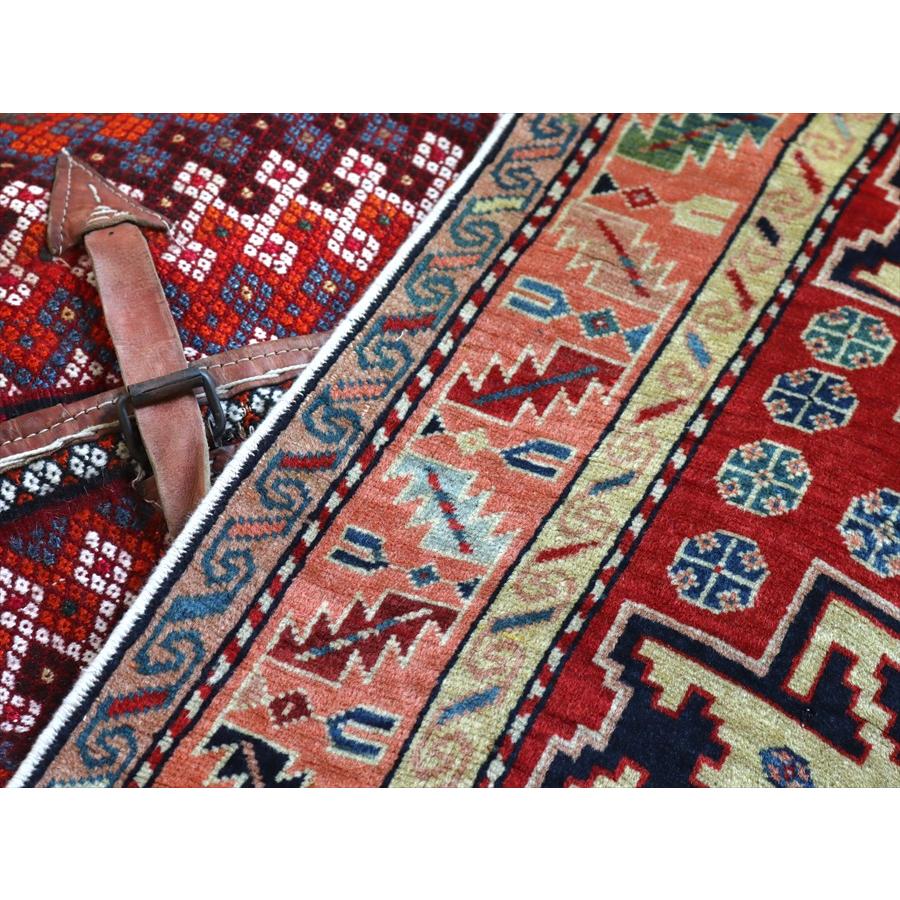 スターカザック コーカサス地方の伝統柄 83x69cm 手織りじゅうたん 細かな織り地 | ブランド登録なし | 07