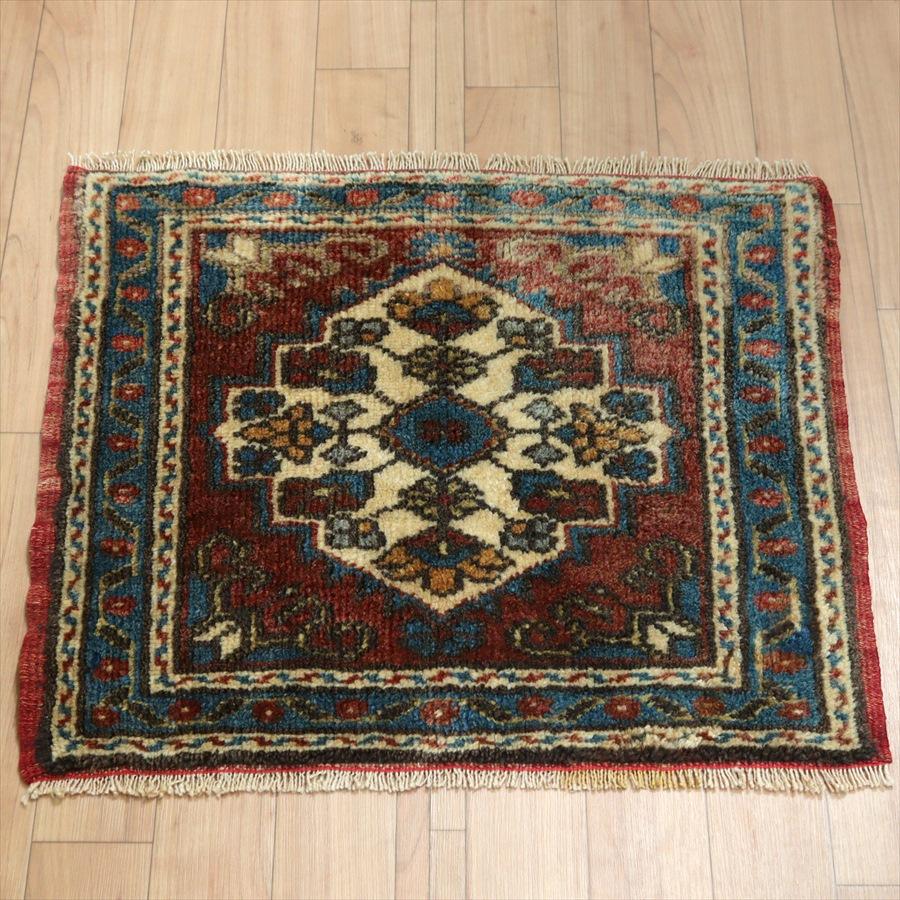 トルコ絨毯 ヴィンテージラグ 50x55cm コンヤ タシュプナル トルコ絨毯 ヴィンテージラグ 50x55cm コンヤ タシュプナル