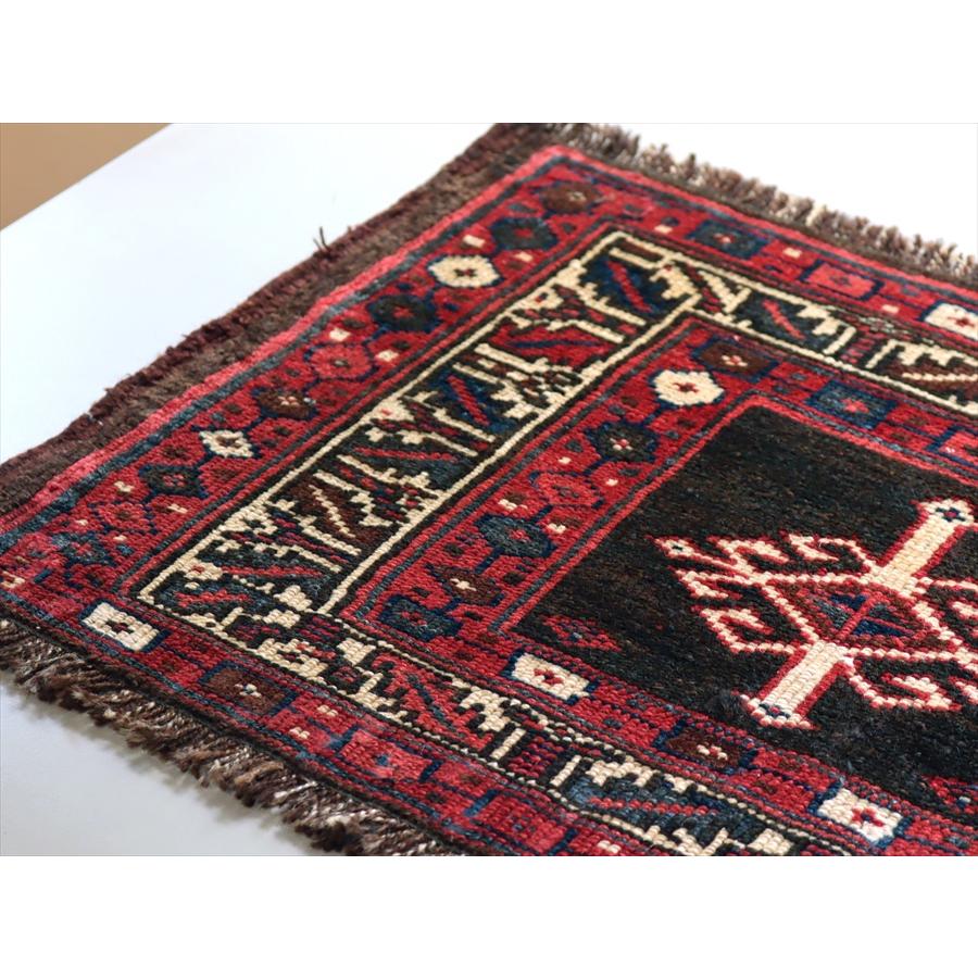 オールドラグ 荷物用のサドルバッグからのカット 40x62cm シャーサバン族 トライバルラグ | ブランド登録なし | 03