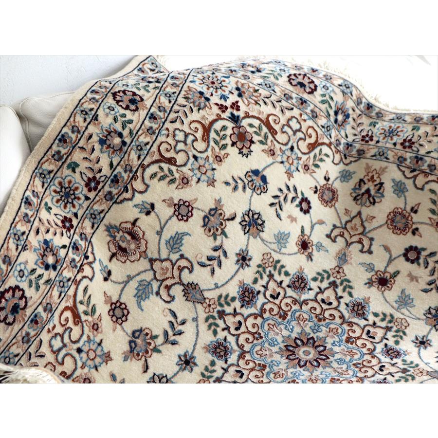 ペルシャ絨毯 ナイン ハビビアン工房 104x101cm スクエアサイズ | ブランド登録なし | 11