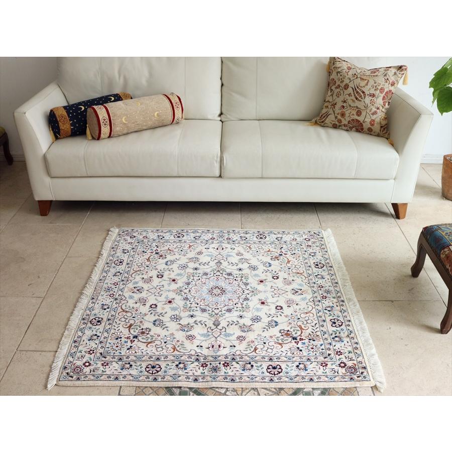 ペルシャ絨毯 ナイン ハビビアン工房 104x101cm スクエアサイズ | ブランド登録なし | 01