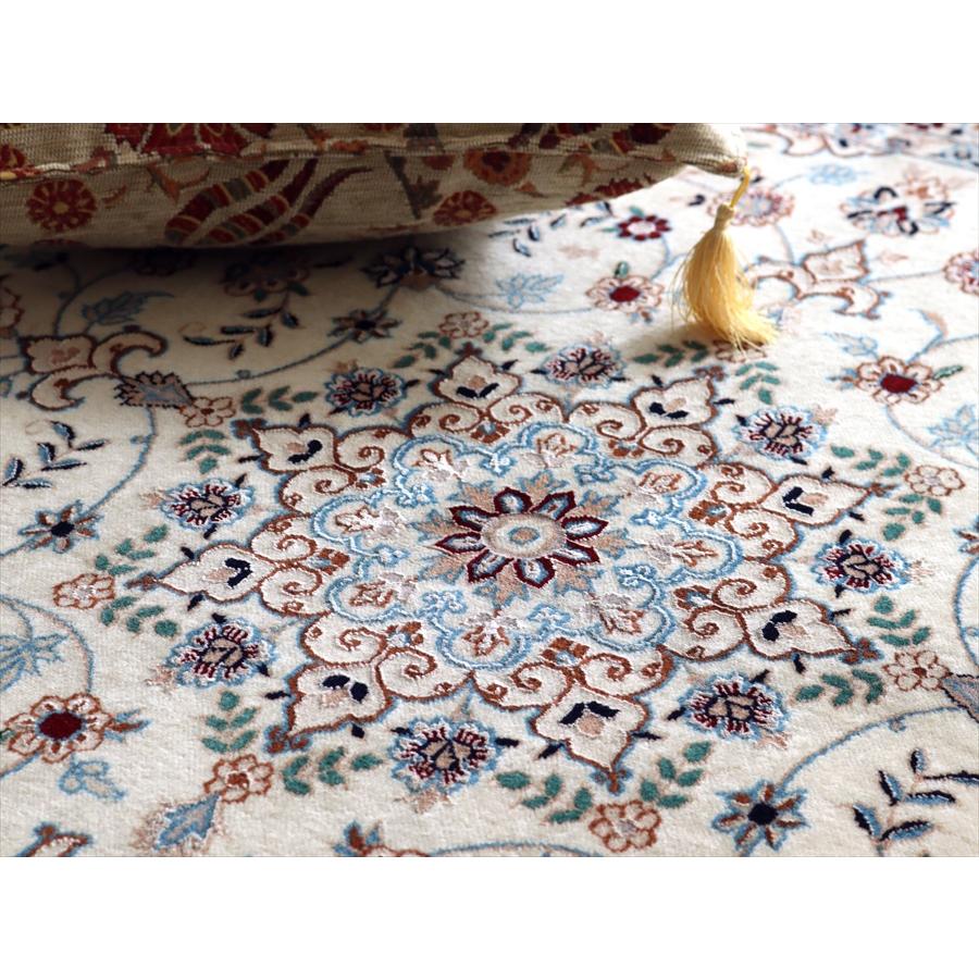 ペルシャ絨毯 ナイン ハビビアン工房 104x101cm スクエアサイズ | ブランド登録なし | 05