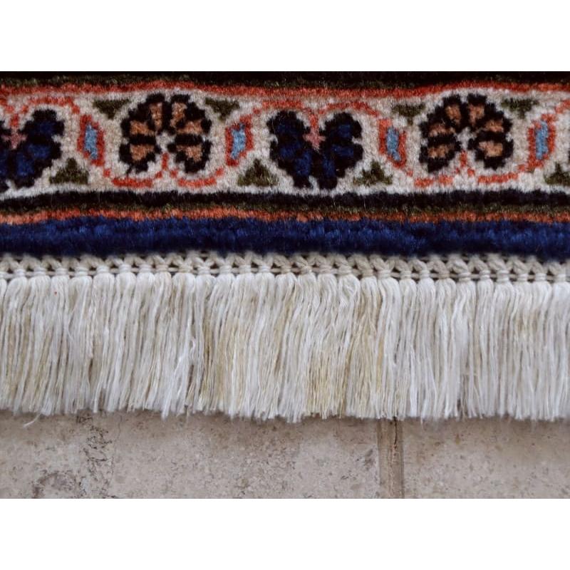 ペルシャ絨毯 ヴェラミン　手織りラグ 157x106cm 円形のラティス　花束 |  | 05