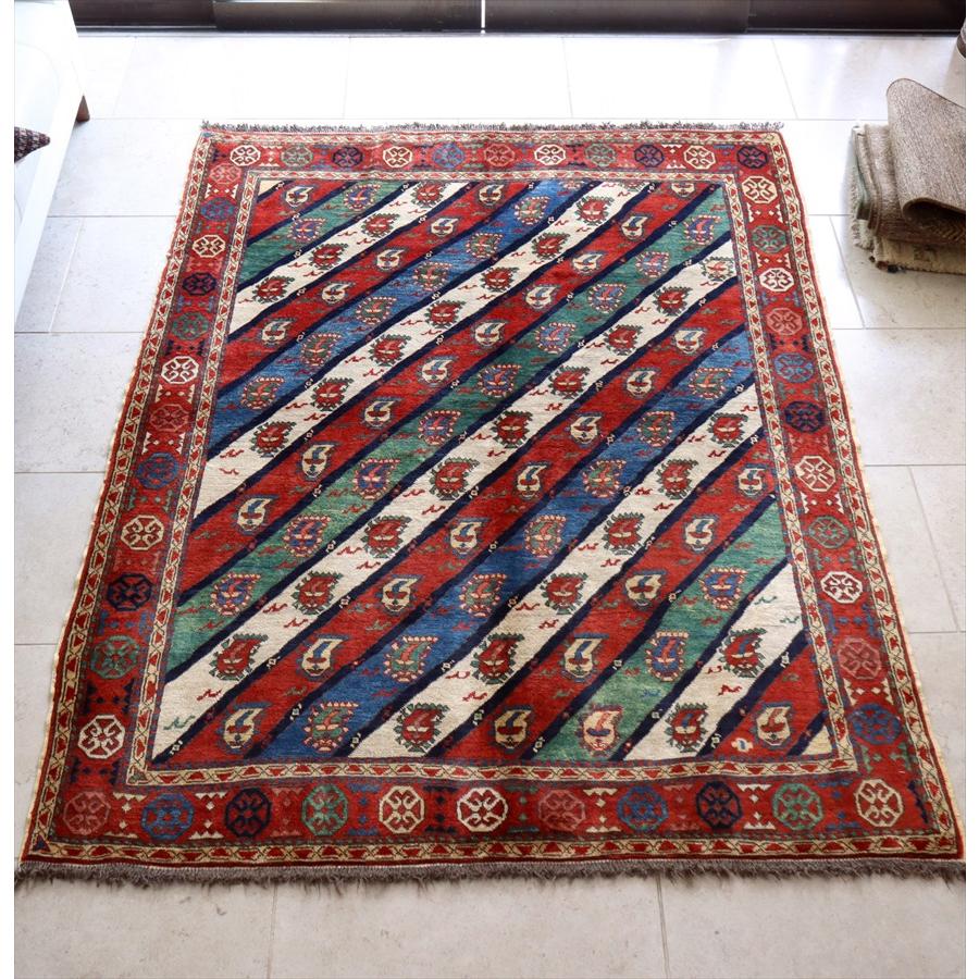 草木染手織りラグ 198x154cm コーカサスデザイン　タリシュ | ブランド登録なし