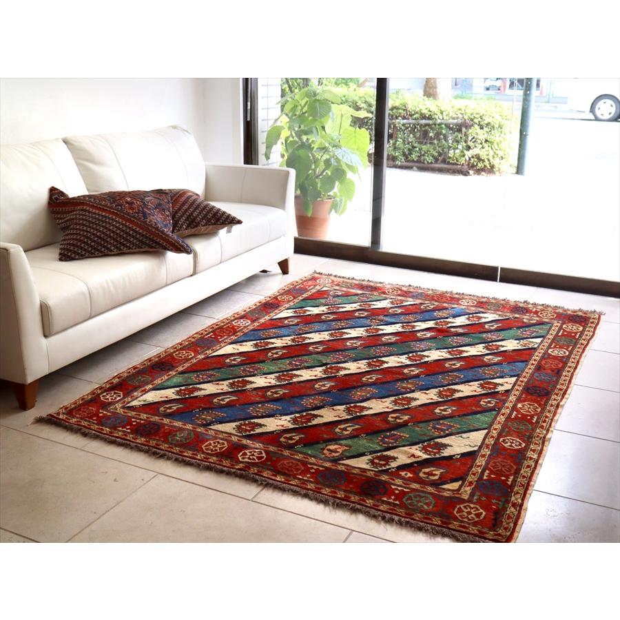 草木染手織りラグ 198x154cm コーカサスデザイン　タリシュ | ブランド登録なし | 01