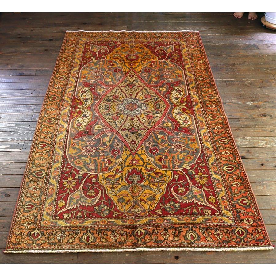 部族絨毯 チョルム 213x124cm 花形のメダリオン | ブランド登録なし