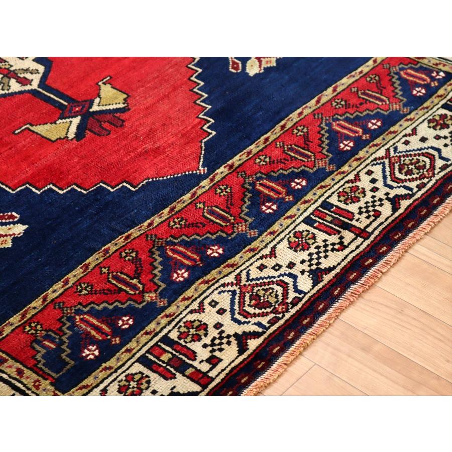 手織り絨毯 赤いメダリオン 162x120cm カイセリ ヤイヤル | ブランド登録なし | 05