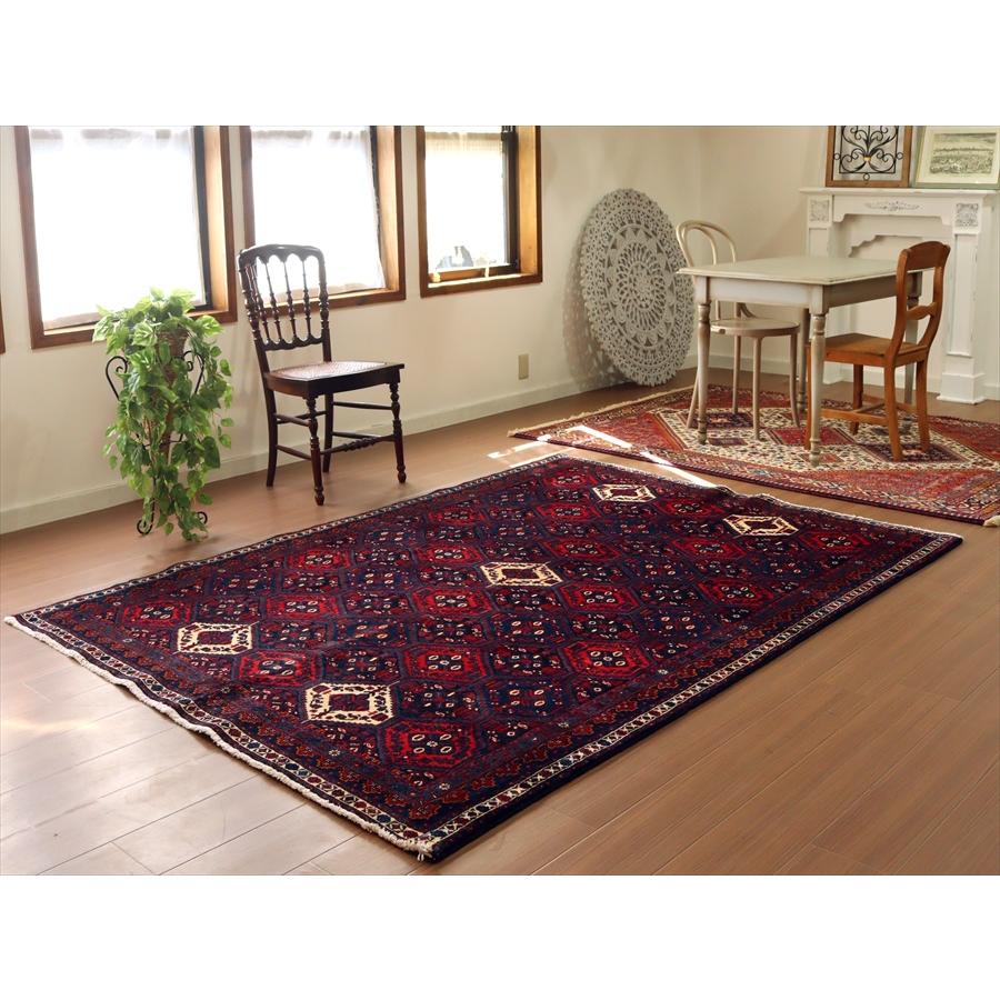 イランの手織り絨毯 シルジャン 226x163cm 連なるメダリオン｜ipogabbeh｜02