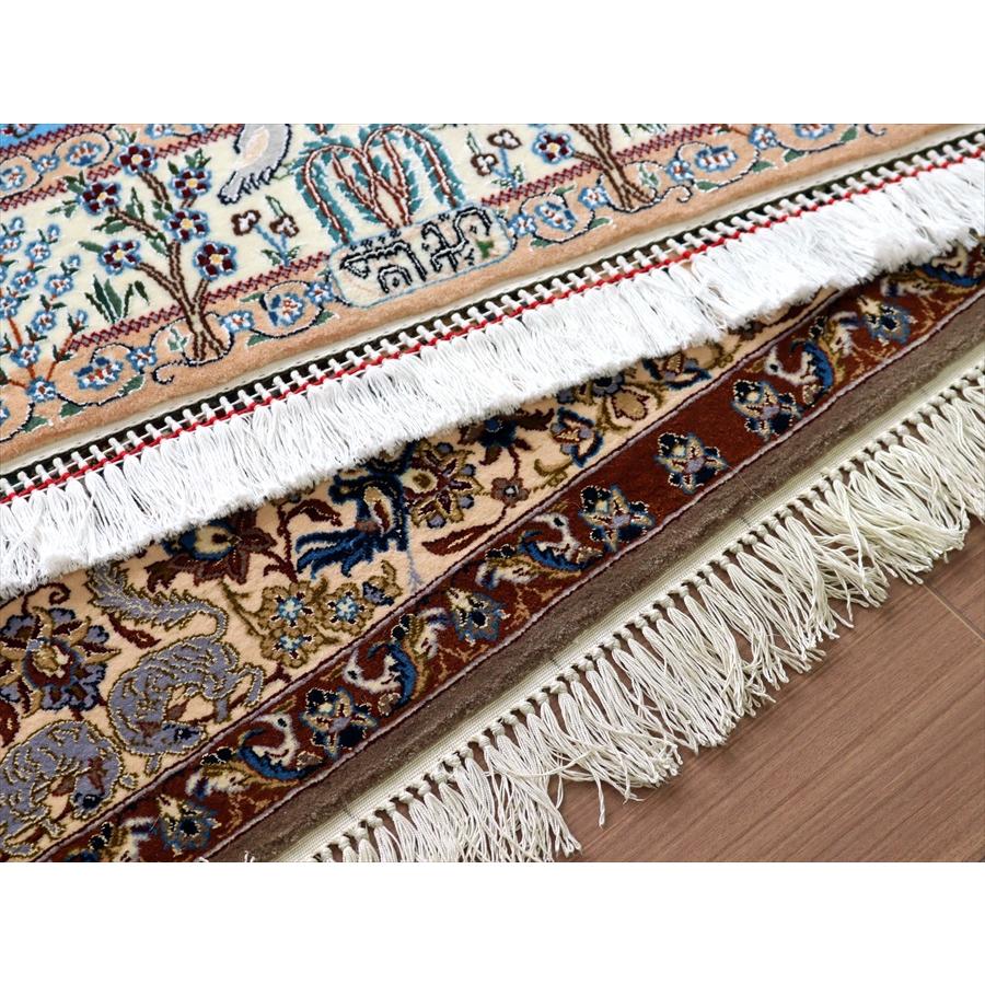 ペルシャ絨毯 イスファハーン 175x110cm イランの手織りラグ 花と動物 | ブランド登録なし | 16