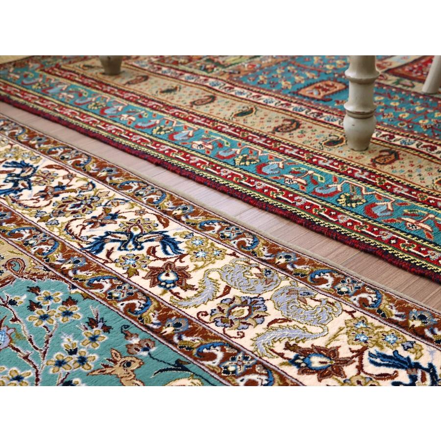 ペルシャ絨毯 イスファハーン 175x110cm イランの手織りラグ 花と動物 | ブランド登録なし | 06