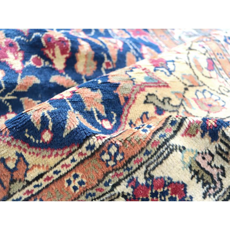 トルコ 手織り絨毯 189x99cm コンヤ地方のフラワーメダリオン
