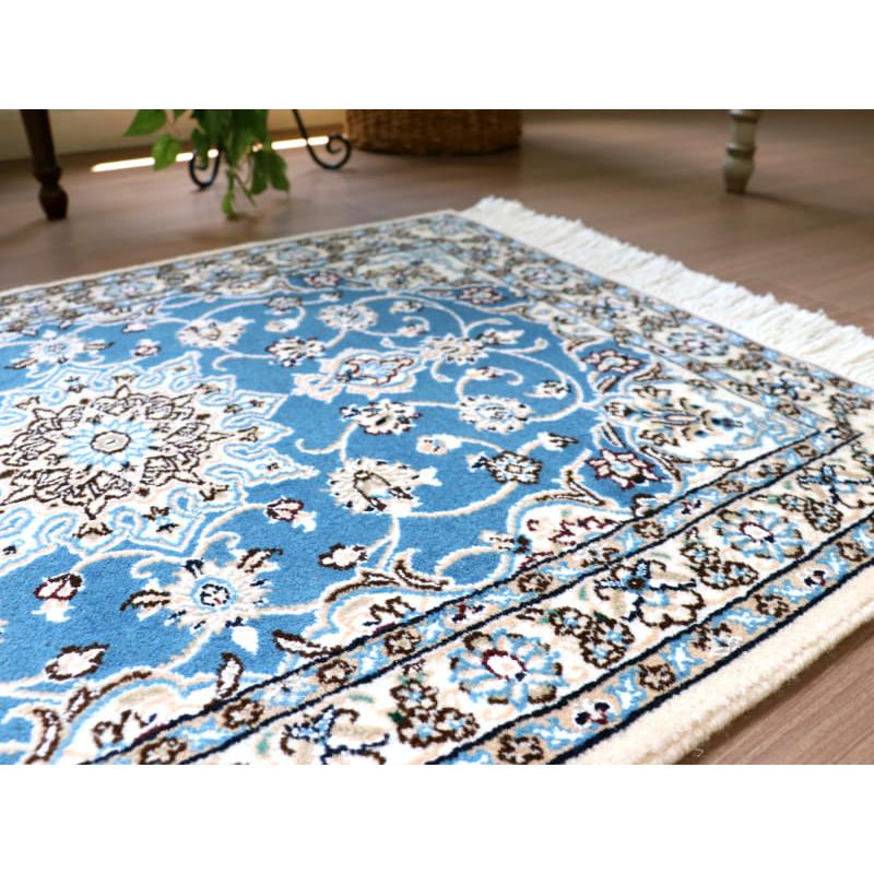 青緑色のトルコ絨毯　約100cm x 153cm 青緑色のトルコ絨毯 約100cm x 153cm 青緑色のトルコ絨毯 約100cm