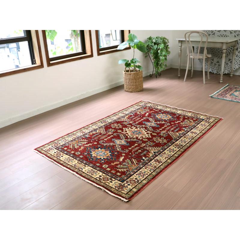 138x207cmパキスタン手織りじゅうたん(871)リビングダイニング用