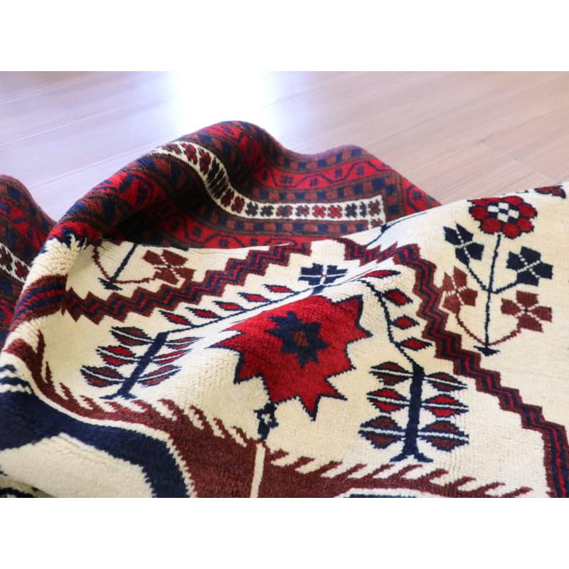 トルコ絨毯 手織りラグ ヤージベディル 179x112cm シンプルな色使い　幾何学モチーフ |  | 11