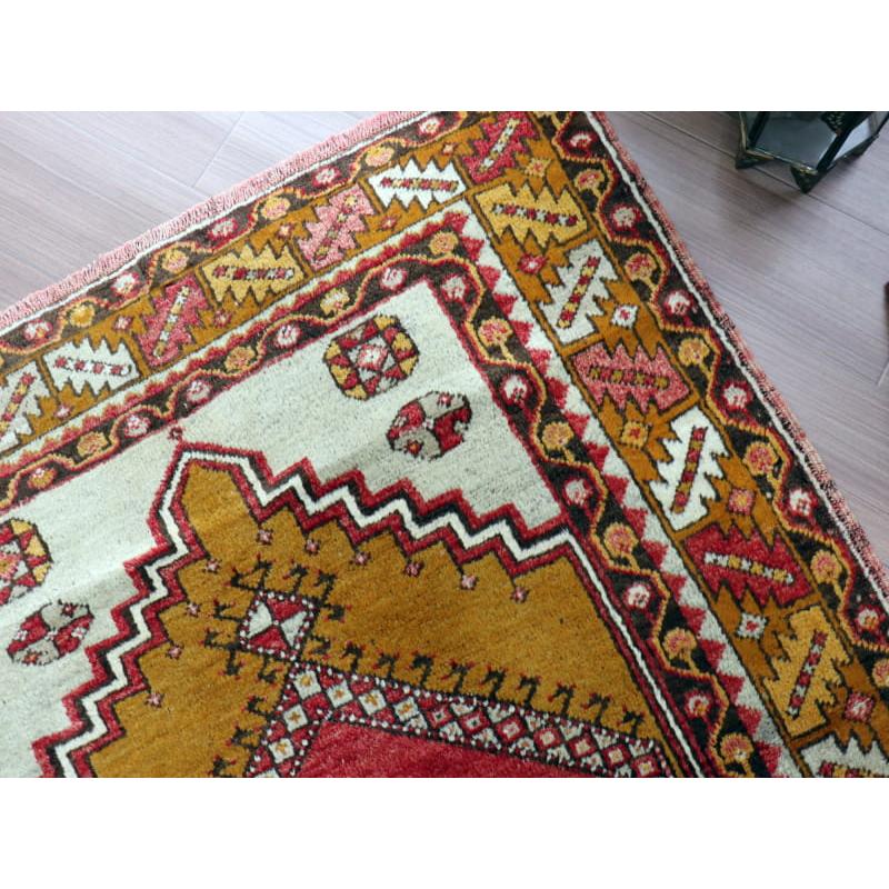 トライバルラグ オルタキョイ　トルコ手織り絨毯 164x107cm 六角形のメダリオン |  | 05