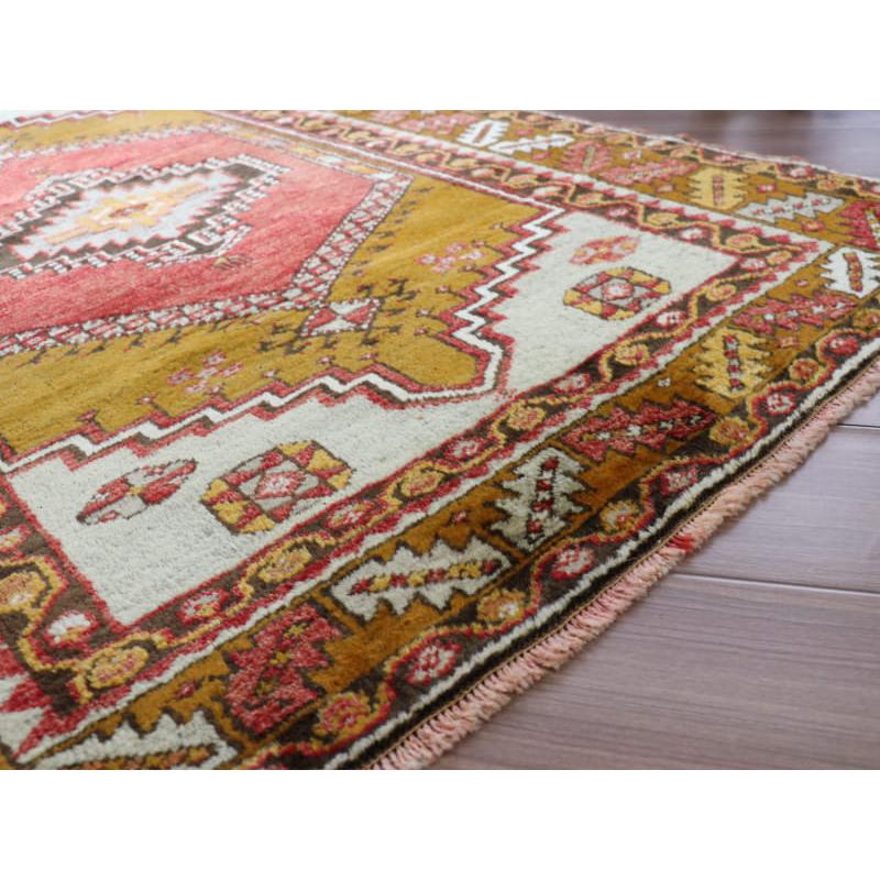 トライバルラグ オルタキョイ　トルコ手織り絨毯 164x107cm 六角形のメダリオン |  | 06