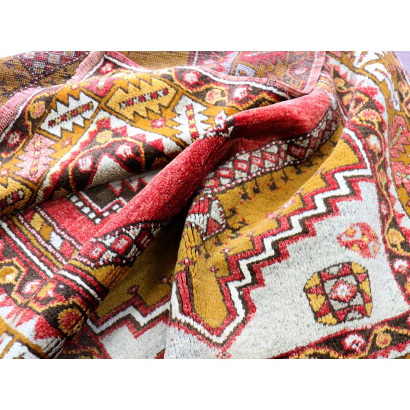 トライバルラグ オルタキョイ　トルコ手織り絨毯 164x107cm 六角形のメダリオン |  | 09