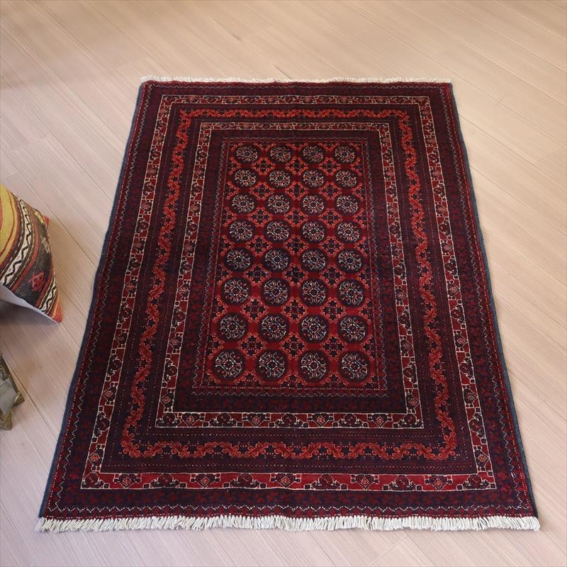 ホジャロシュナイ  手織り絨毯  150x101cm  緻密な織り　レッドカーペット | ブランド登録なし