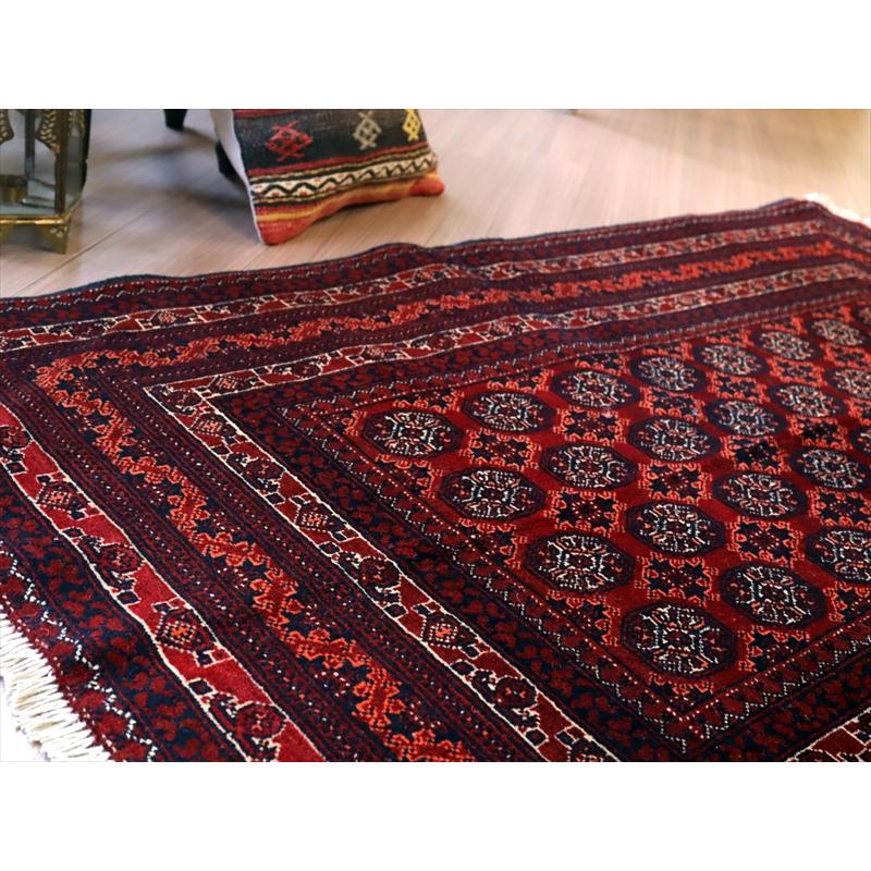 ホジャロシュナイ  手織り絨毯  150x101cm  緻密な織り　レッドカーペット | ブランド登録なし | 05